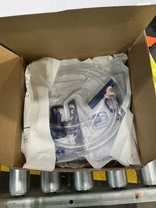 Photo 1 of ***ONLY 4 BAGS****Urine Drainage Bags - 6 PCS 2000ml Individually Wrapped Catheter Bags with 43" Drainage Tube, Anti-Reflux Chamber, Splash-Proof Drain, Clips and Hooks, Professional Urine Bags for Home and Hospitals