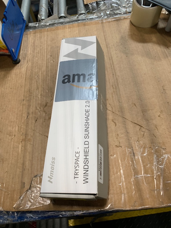 Photo 1 of [2025 Upgraded] Nmoiss Windshield Sun Shade Umbrella [Graphene Rapidly Dissipates Heat] 99% UV Blocking Protects Car from Sun and Heat Damage, Keeps Cool and Protects Interior Medium (56" L x 31" W)