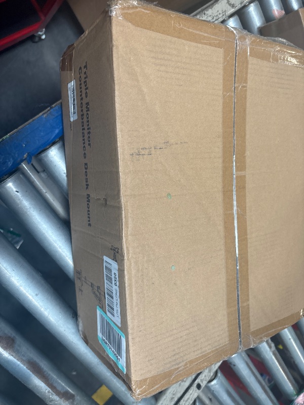 Photo 1 of (SPARE PARTS) MOUNTUP Triple Monitor Mount Fits Max 32 Inch Screen, Holds 4.4-17.6lbs, 3 Monitors Desk Mount, Triple Monitor Stand for Desk, Gas Spring Arm with Clamp/Grommet Base, VESA 75x75/100x100 MU6013A (SPARE PARTS)