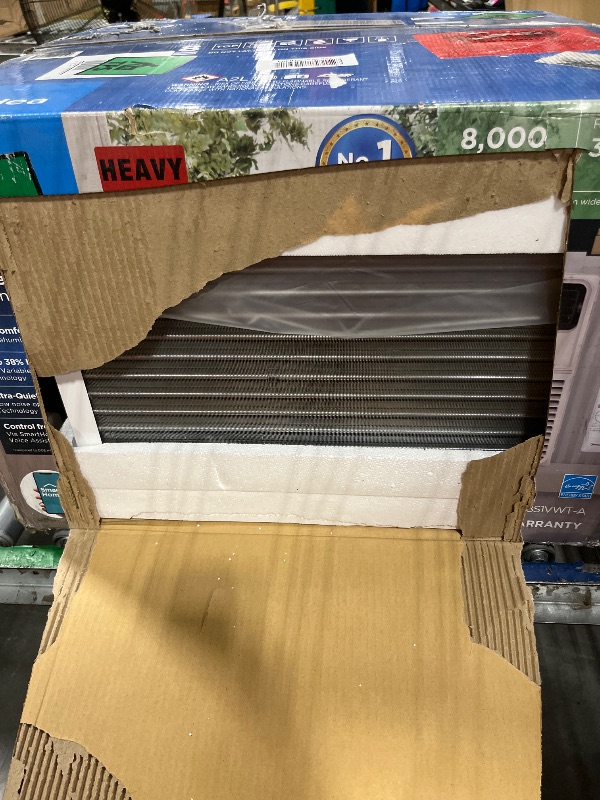 Photo 1 of Midea 8,000 BTU Smart Inverter Window Air Conditioner with APP, Alexa Control, 115V AC Unit Cools up to 350 Sq. Ft, Quiet Operation, Energy Saving, Remote & Easy Installation Kit, White