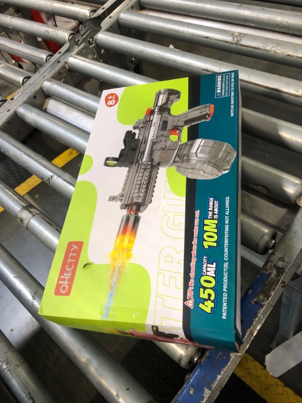 Photo 1 of ***Missing parts***Electric Water Guns for Kids Adults, Transparent Automatic Squirt Guns, Powerful Water Squirt Gun with 28-32 FT Long Range, Summer Outdoor Beach Swimming Pool Party Toys for Boys Girls Adults (Black)