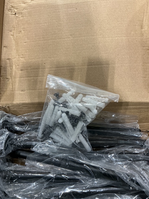 Photo 1 of 16 Pcs 8" Black Solid Steel Floating Shelf Bracket Blind Shelf Supports - Hidden Brackets for Floating Wood Shelves - Concealed Blind Shelf Support – Screws and Wall Plugs Included