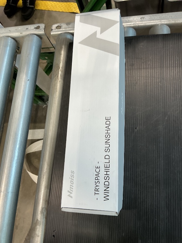 Photo 1 of [2025 Upgrade] Nmoiss Windshield Sun Shade Umbrella - [Vinyl Coating Heat Shield] Protect Car from Sun Rays & Heat Damage Keep Cool and Protect Interior, Spring Structure Edge Medium 56" L x 31" W