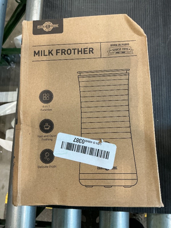 Photo 1 of *Item Is Dirty*
Paris Rhône Milk Frother, 4-in-1 Milk Steamer and Frother, Hot & Cold Foam Milk Warmer with Temperature Control, Auto Shut-Off Frothers for Coffee, Latte, Cappuccino, Macchiato