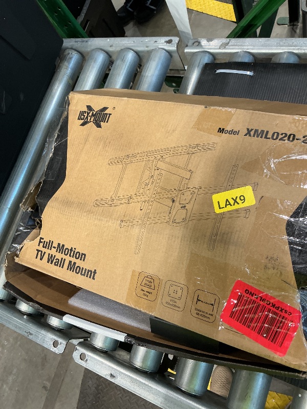 Photo 1 of *Missing Parts*
USX MOUNT UL Listed TV Wall Mount for 42"-84" TVs up to 110lbs and 8"-24" Wood Studs, TV Mount with Tilt, Swivel & Extension, Wall Mounts Bracket with Dual Articulating Arms, Max VESA 600x400mm