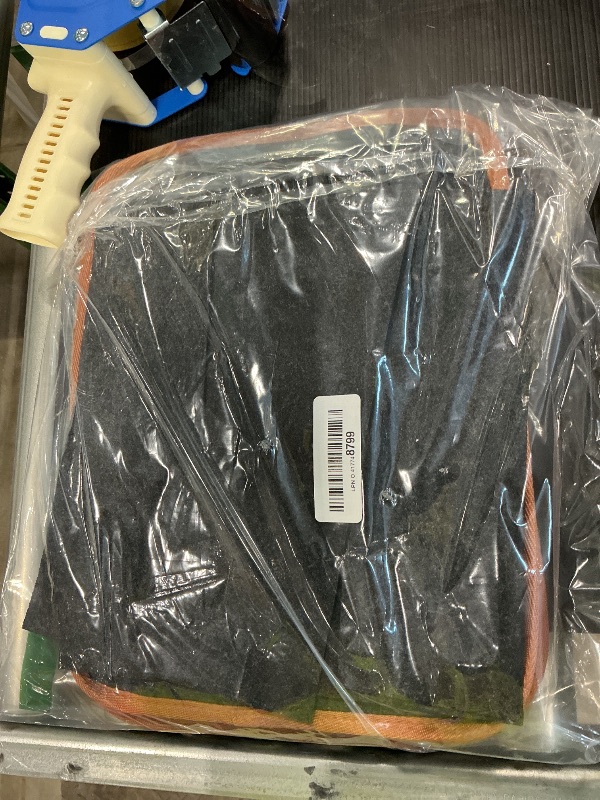 Photo 1 of 2 Pack Wine Carrier 6 Bottles Tote Reusable Wine tote Bags Insulated Grocery Bags for Christmas Travel, Camping and Picnic(Brown,9.45" X 7.09" X 12.99")