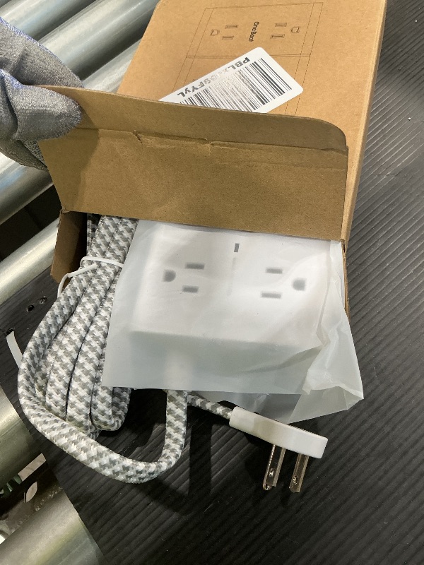 Photo 1 of 10Ft Extension Cord with Multiple Outlets, Flat Plug Power Strip Surge Protector 10 Ft Long Cord, 8 Outlet 4 USB Ports (2 USB C), Multi Outlet Wall Plug for Office, College, Dorm Room Essentials