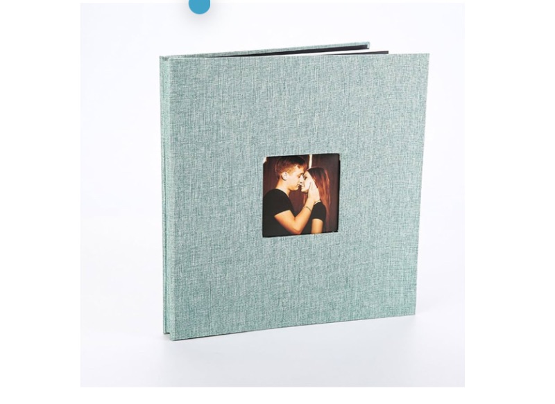 Photo 1 of 
Stoepeoco Large Photo Album Self Adhesive for 4x6 5x7 8x10 Pictures 40 Blank Pages,DIY Linen Scrapbook Album with 1 Metallic Pen (Modern, Lime green, 11"x10.6" 40Pages)