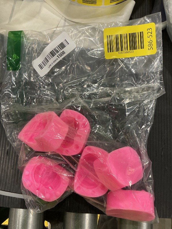 Photo 1 of Actvty 3D Pumpkin Silicone Molds, 6 Pcs Half a Pumpkin Chocolate Candy Fondant Mold for Halloween Thanksgiving Fall Baking, Cake Decoration, Soap Candle Clay Resin Casting