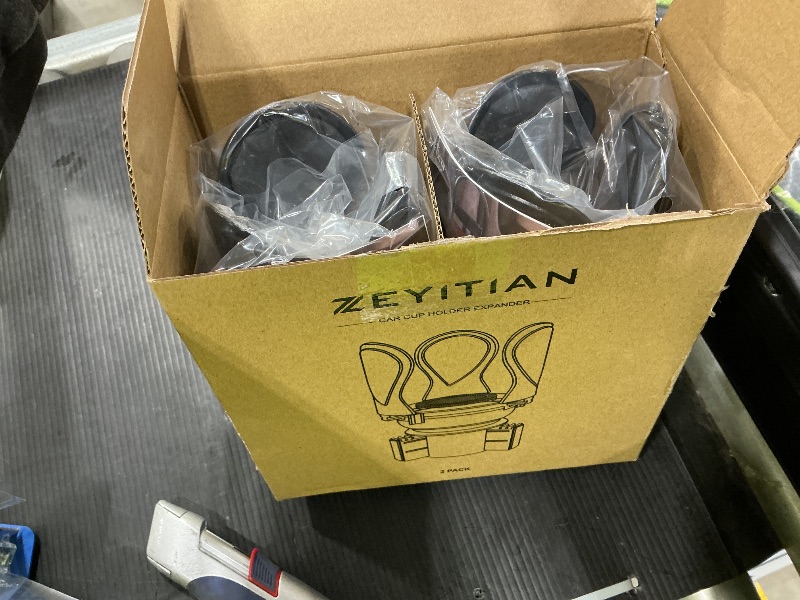 Photo 1 of 2Pack Car Cup Holder Expander, Cup Holder Extender Adapter with Expandable Arm and Adjustable Base, Compatible with Yeti Ramblers, Hydro Flasks?Stanley, Owala Most Coffee Mugs Bottles & Cups