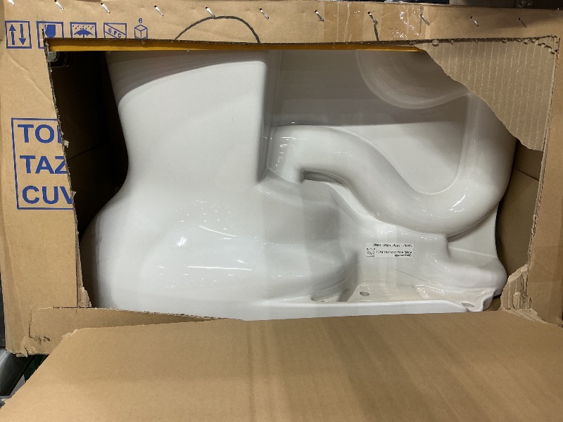 TOTO Drake Elongated Universal Height TORNADO FLUSH Toilet Bowl with 10 ...