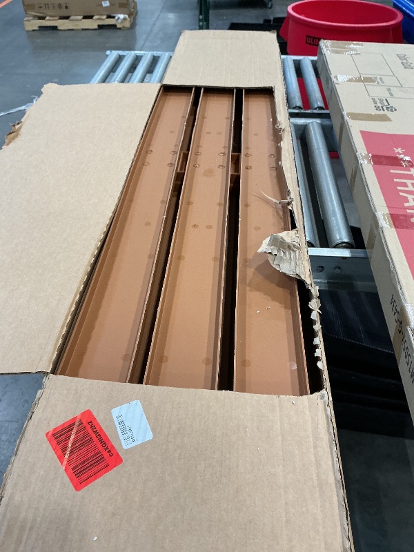 Photo 1 of 12"W x 67"H Mid-America Vinyl, Standard Size Three Board Spaced Shutters, w/Installation Shutter-Lok's & Matching Screws (Per Pair), 471 - Treated Cedar