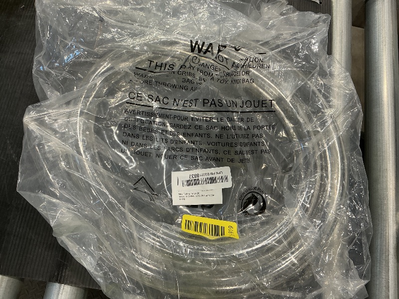 Photo 1 of 1’’ ID × 1-1/4’’ OD - 5 ft Clear Plastic Vinyl Tubing, Flexible PVC Hose Lightweight BPA Free and Non-Toxic vinyl Tube for Transfer Water Air Oil