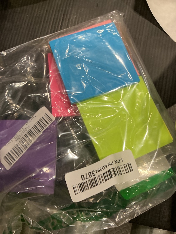 Photo 1 of (8 Pads) Sticky Notes 3x3 inches Post It Notes Pads. 8 Bright Color Recyclable Self-Stick Notes. Suitable for Office School Home