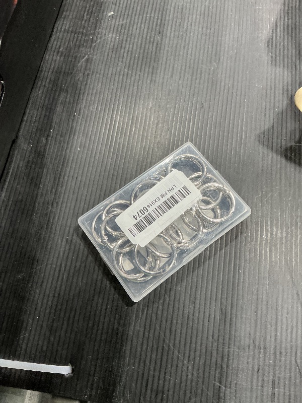 Photo 1 of 20 Pack 1 Inch Carabiner Clip, Spring O Rings Metal Alloy Purse Clip, Round Keyring Buckle Clips, Small Keychain Hook Clip for Key Bag(Silver)