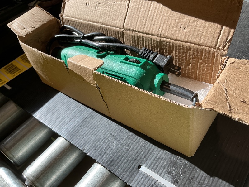 Photo 1 of ***See Notes***Ausacce Electric Chainsaw Sharpener Kit Adjustable Speed Chainsaw Chain Sharpener with 9 Titanium Coated Diamond Files for All Chainsaw Chain Sizes