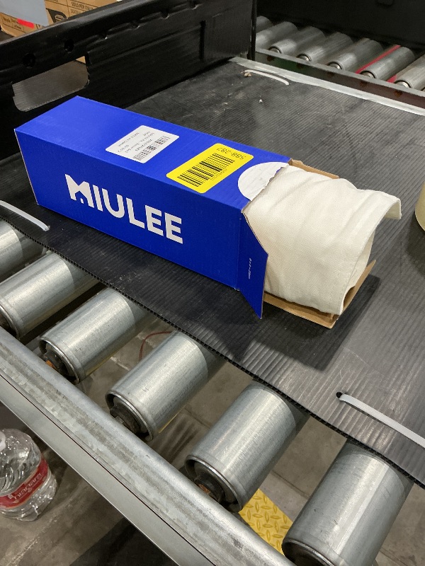 Photo 1 of *ONLY 1* MIULEE 24x24 Inch Pack of 1 Decorative Linen Pillow Covers Boho Farmhouse Modern Soft Accent Euro Shams Throw Pillows for Bed Neutral Cushion Covers Sofa Couch Living Room Home Decor, Pure White