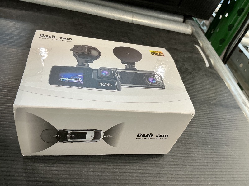 Photo 1 of 1080P 3 Channel Dash Camera for Car Front and Rear Inside Dashcam Car Video Recorder,170°Wide Angle Vehicle Cam,WDR,G-Sensor,2’’ IPS Screen,Loop Recording,Night Vision(3Channel Dash Cam With 32G Card)