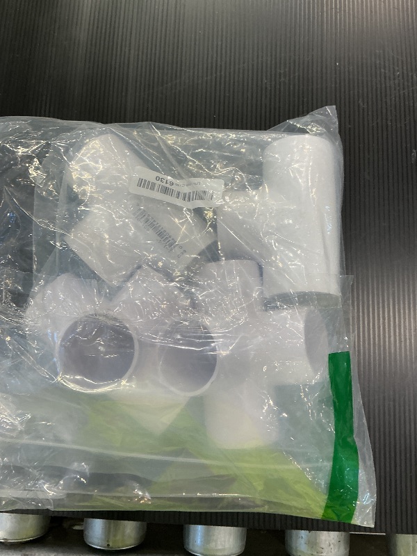 Photo 1 of 3 Way Pvc  Fittings 1-1/4 Inch, Zernmiarder White PVC Elbow Corner Side Outlet Tee Fitting, SCH40 Furniture Grade Pipe Connectors - Fits 1-1/4" Polyvinyl Chloride Pipes, 4 Pieces