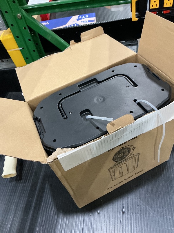 Photo 1 of 11L Bucket Portable Misting Fan with LED Light, 20000mAh (6.5/12h Working Rechargeable Camping Fan, 3 Strong Winds, 3 Large Spray Outlets,Cooling Mist Fans for Fishing/Travel/Garden Party/Tent