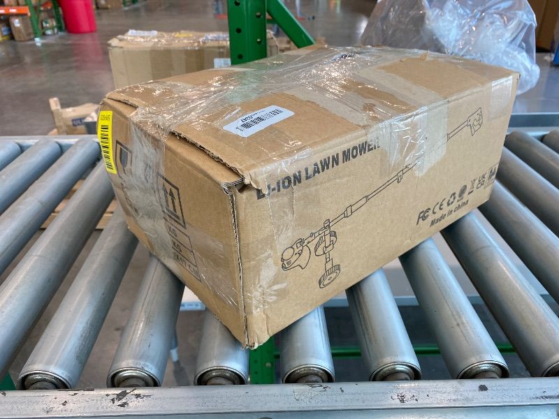 Photo 1 of 20000 RPM Electric Weed Wacker Cordless, 3-in-1 Weed Eater Cordless with Battery Powered, Lawn Mower/Grass Trimmer/Lawn Edger with 3 Types Blades, Battery Weed Wacker with Wheels (2 Battery, Green)