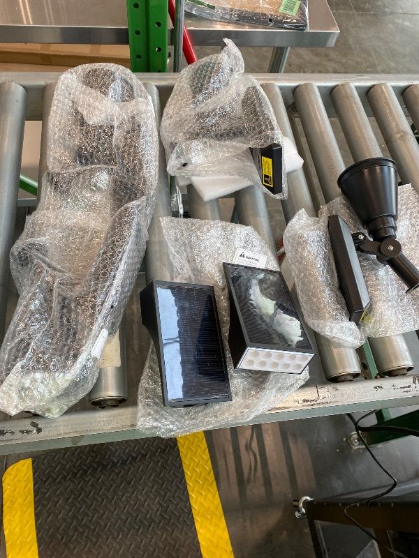 Photo 1 of *Missing Parts* InnoGear Solar Lights Outdoor Waterproof Solar Garden Light for Outside Yard Landscape Lighting Pathway Spot Lights Spotlight Wall Light Auto On/Off, Pack of 6 (Black)