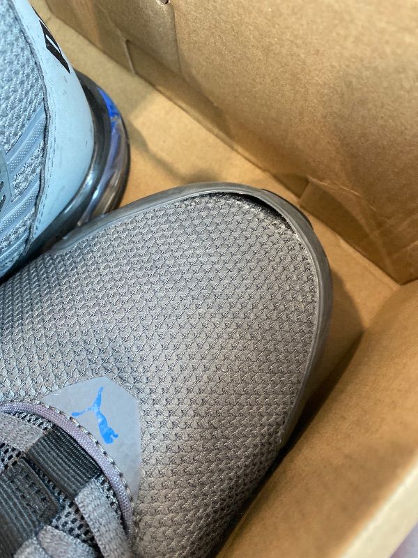 Photo 1 of **MINOR DAMAGE**
PUMA Mens Voltaic Evo Cross Trainer, Cool Dark Gray-PUMA Mens Black-Cool Cobalt, 8