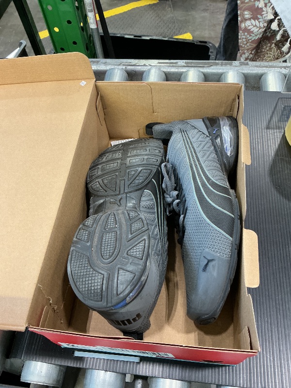Photo 1 of **MINOR DAMAGE**
PUMA Mens Voltaic Evo Cross Trainer, Cool Dark Gray-PUMA Mens Black-Cool Cobalt, 8