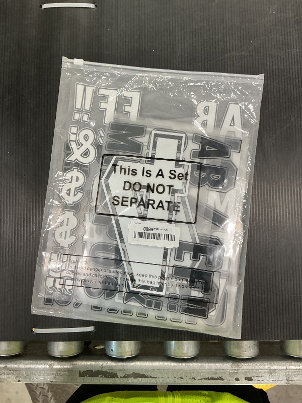 Photo 1 of 190 Pcs Iron on Letters Iron on Numbers Alphabets Fabric Stickers 8 Inch and 3 Inch Number Patches 2'' Heat Transfer Letters for Clothing DIY Crafts Sports Team Uniform(Border Style,Black)