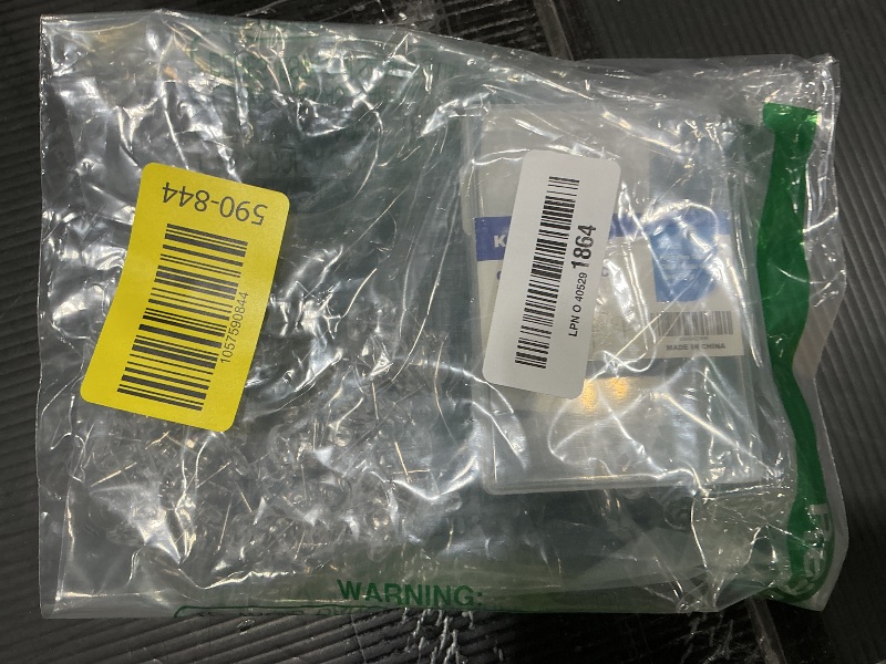 Photo 1 of 120 Count Push Pins, Premium Clear Push Pin, Clear Thumb Tacks Steel Point and Plastic Head, Flat Head thumbtacks for Photo Wall, Bulletin Board, Home Office Use