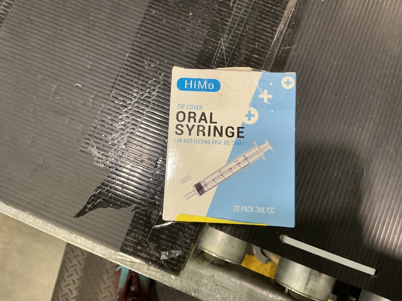 Photo 1 of 20 Pack 3mL Syringe with Tip Cap for Liquid, 3cc Plastic Syringes with Cover, Non-Sterile, No Needle