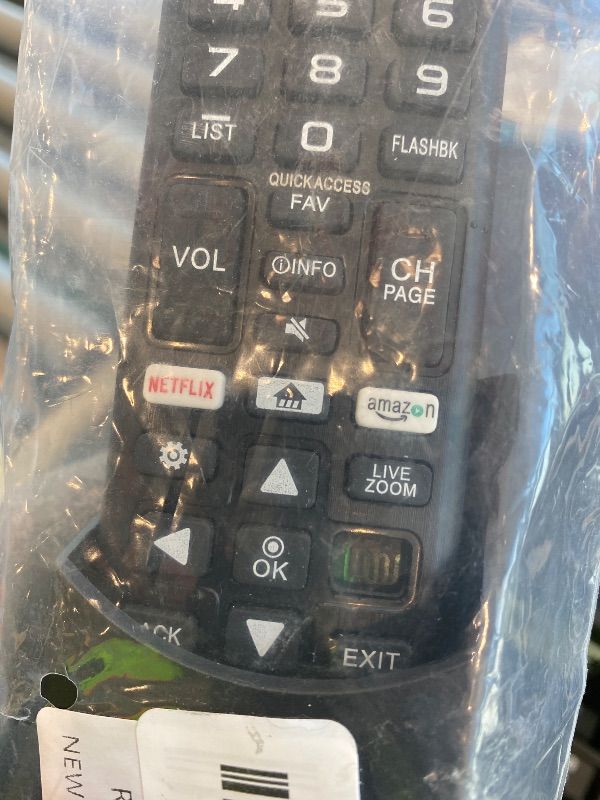 Photo 1 of *Minor Damaged - Check clerk notes*
Rimous Remote Compatible with LG TV Remote Control (All Models) for All Smart TV LCD LED 3D AKB75375604 AKB75095307 AKB75675304 Remote Control for LG Remote Replacement with Holder & Battery