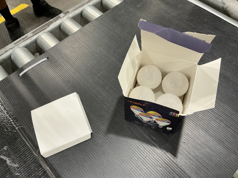 Photo 1 of A15 LED Smart Bulb, 5W=40W,Compatible with Alexa, Google Assistant, E12 Base, Dimmable, 2.4G WiFi ONLY, RGB Color Changing, Tunable White 2700K-6500K, Globe Shape, G45 Ceiling Fan Light Bulbs 4 Pack