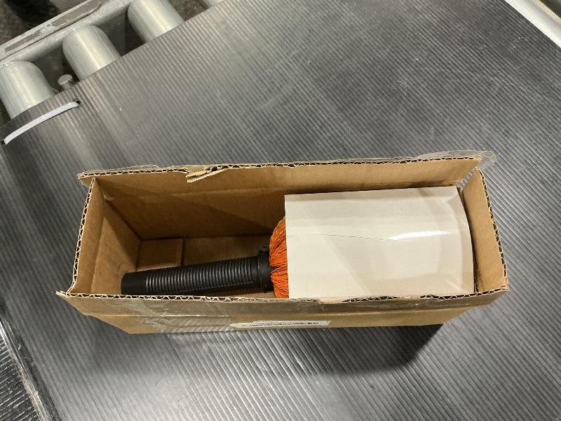 Photo 1 of 1 Pack Twist-On Cobweb Duster Head Brush – High Efficiency Spider Web Brush with Universal Joint for Outdoor & Indoor Web Cleaning – Fits Standard Acme Threaded Poles – Brush Head Only