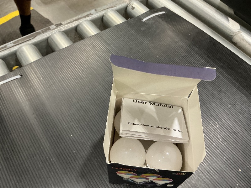 Photo 1 of A15 LED Smart Bulb, 5W=40W,Compatible with Alexa, Google Assistant, E12 Base, Dimmable, 2.4G WiFi ONLY, RGB Color Changing, Tunable White 2700K-6500K, Globe Shape, G45 Ceiling Fan Light Bulbs 4 Pack