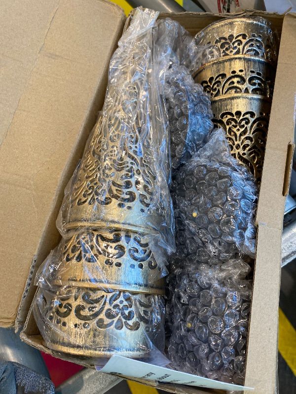 Photo 1 of *Minor Damaged*gardencave 6 Pack Solar Lights Outdoor Garden Decorative Solar Garden Lights with Warm Light Waterproof Solar Pathway Landscape Lights for Path Backyard Walkway Yard Decor, Gardening Gifts for Women