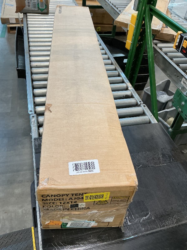 Photo 1 of *Minor Damaged - Check clerk notes*
MASTERCANOPY Durable Pop-up Canopy Tent with 1 Sidewall (12x12 ft, Black)