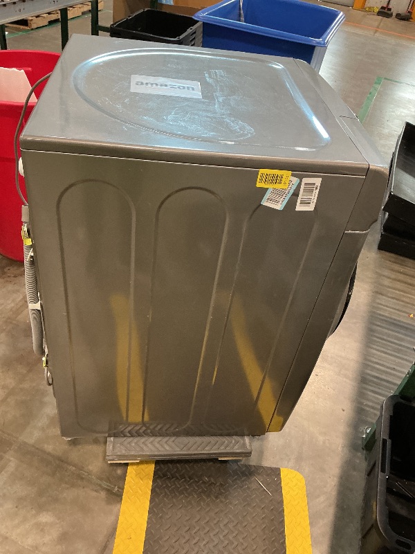 Photo 1 of *Minor Damaged - Check clerk notes*
Kenmore 4.5 cu. ft. Front Load Washer with Stain Removing Steam Treatment - Reduce Laundry Time with Accela Wash - LED - ENERGY STAR Certified - Metallic Silver