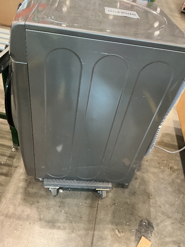 Photo 1 of *Minor Damaged - Check clerk notes*
Kenmore 4.5 cu. ft. Front Load Washer with Stain Removing Steam Treatment - Reduce Laundry Time with Accela Wash - LED - ENERGY STAR Certified - Metallic Silver