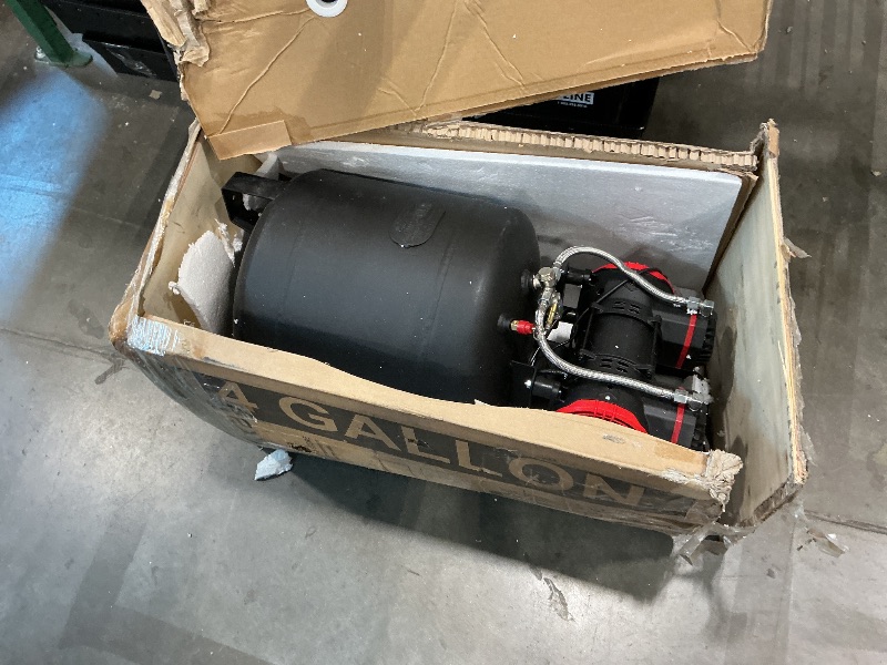 Photo 1 of 14 Gallon Ultra Quiet Air Compressor with 2 Quick Couplers 2HP 8.75 CFM, Max 115 PSI Pressure Oil-Free Air Compressor Tank, 70dB Quiet Compressor for Auto Repair, Tire Inflation 110V/60hz