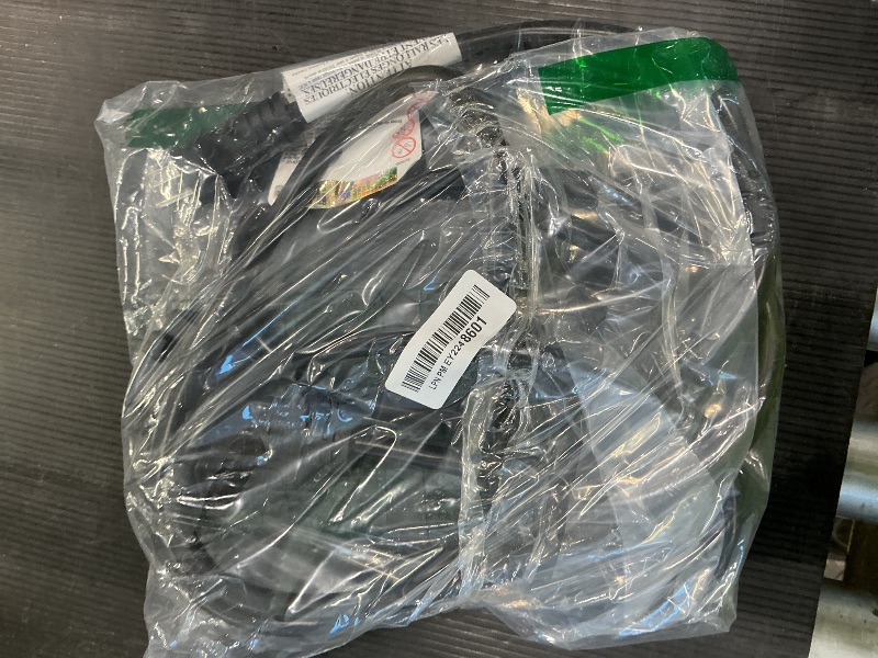 Photo 1 of 10FT 12/3 Outdoor Extension Cord, Heavy Duty 3-Outlet SJTW Indoor/Outdoor Three-Prong Power-Cord 12-Gauge Grounded 15-Amp 1875 Watts