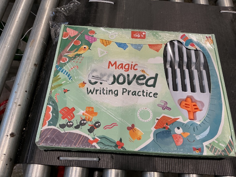 Photo 1 of TIME X Magic Grooved Writing Practice Books, Reusable Handwriting Practice Books, Groove Workbooks, Handwriting Practice for Kids 3 +, Large Writing Practice Books (Practice 6-Books)