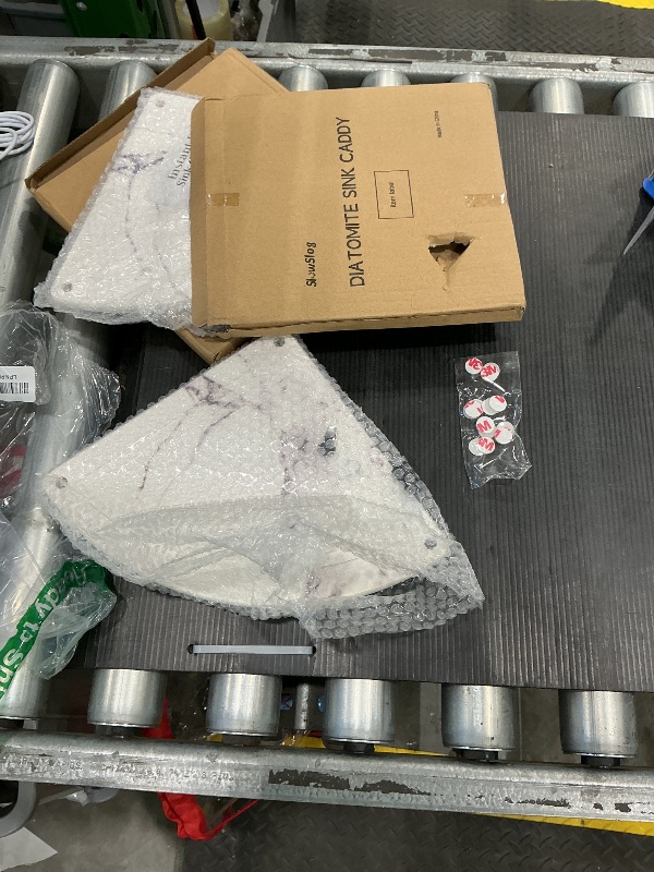 Photo 1 of 2 Sink Caddy Instant Dry Countertop Organizer, Diatomite Stone Sink Tray, Fast Drying Stone Sink Organizer Kitchen Bathroom Countertop Minimalism