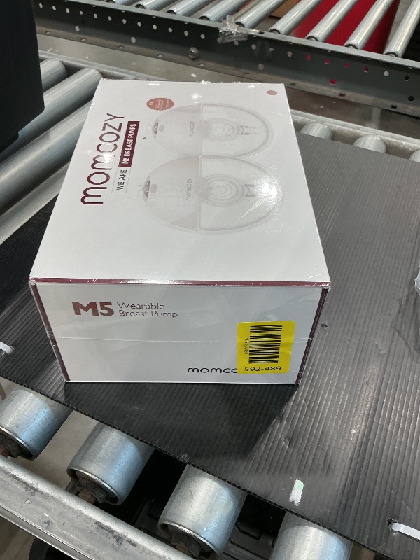 Photo 1 of *Factory Sealed*
Momcozy M5 Hands-Free Wearable Breast Pump, Double-Sealed Flange for Baby-Like Comfort, 3 Modes & 9 Suction Levels, Portable Electric Pump – 24mm, 2-Pack Cozy Red