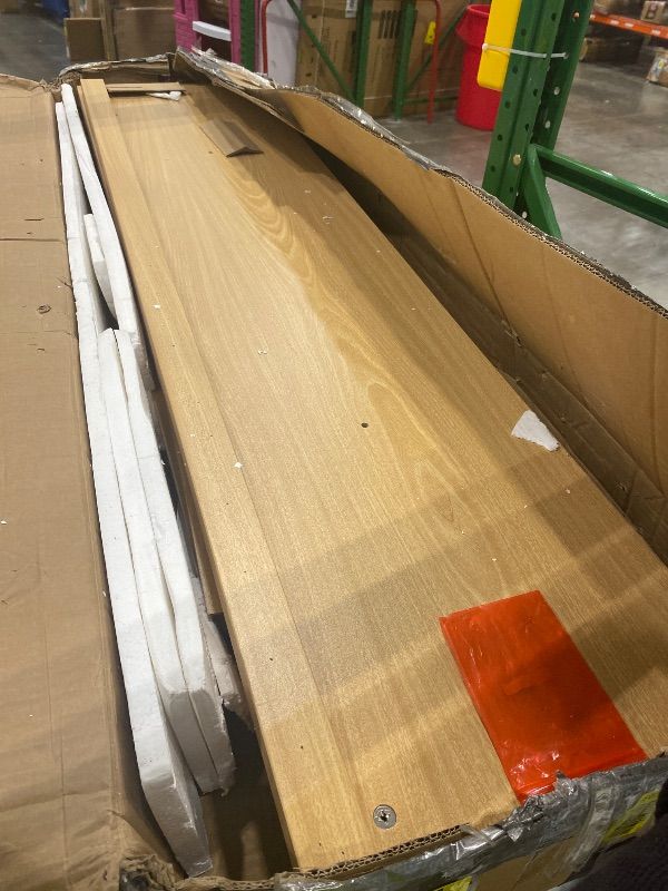 Photo 1 of **UNKNOWN  MISSING PIECES**Wooden TV stand, box set unknown