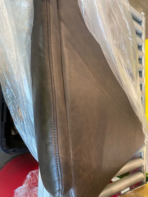 Photo 1 of *PARTIAL SET*
COLAMY Swivel Rocking Recliner Glider Chair, Leather Reclining Rocker Chair with Footrest for Living Room, Nursery, Office, Bedroom, Wide Seat Cushion and Metal Base-Chocolate