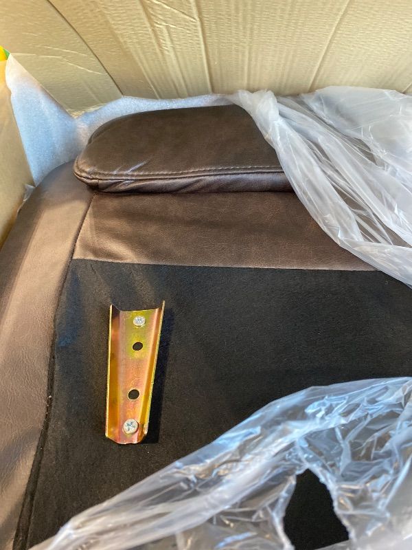 Photo 1 of *PARTIAL SET*
COLAMY Swivel Rocking Recliner Glider Chair, Leather Reclining Rocker Chair with Footrest for Living Room, Nursery, Office, Bedroom, Wide Seat Cushion and Metal Base-Chocolate