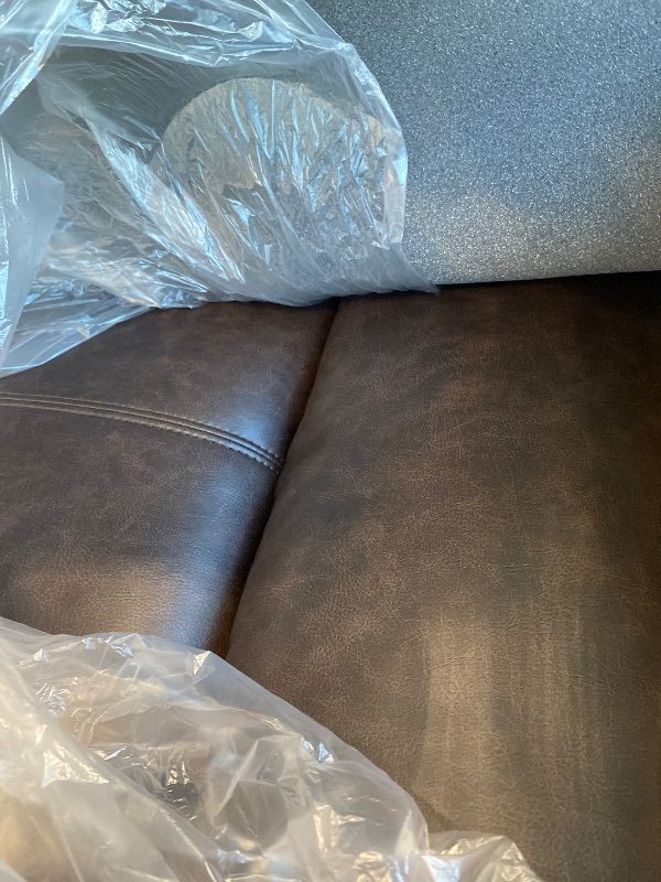 Photo 1 of *PARTIAL SET*
COLAMY Swivel Rocking Recliner Glider Chair, Leather Reclining Rocker Chair with Footrest for Living Room, Nursery, Office, Bedroom, Wide Seat Cushion and Metal Base-Chocolate