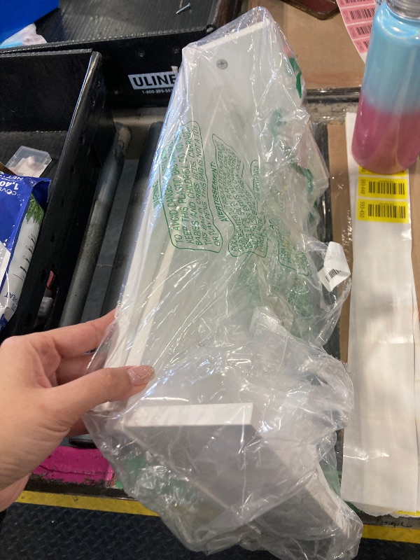 Photo 1 of ***ONLY 2***
TAVR Furniture Dual Monitor Stand Riser, Computer Monitor Stands for 2 Monitors, Extra Long Multifunctional Desktop Organizer Riser for Computer, Laptop, PC, Printer, TV, Max 43.3" Length, White