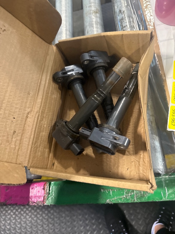 Photo 1 of ***VERY USED***
Set of 4 Ignition Coil Pack Fits for L4 2.4 2.0 2002 2003 2004 2005 2006 2007 2008 2009 Honda CRV Accord Civic SI Element S2000 Acura RSX CSX Coil Pack Replaces UF311 UF583 C1382